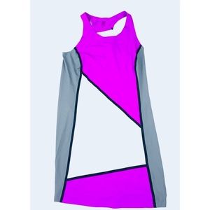 Title Nine Sleeveless Athleisure Color Block Dress